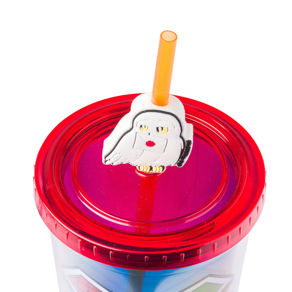 Harry Potter Hedwig Crest, Plastic Cold Cup, 24oz