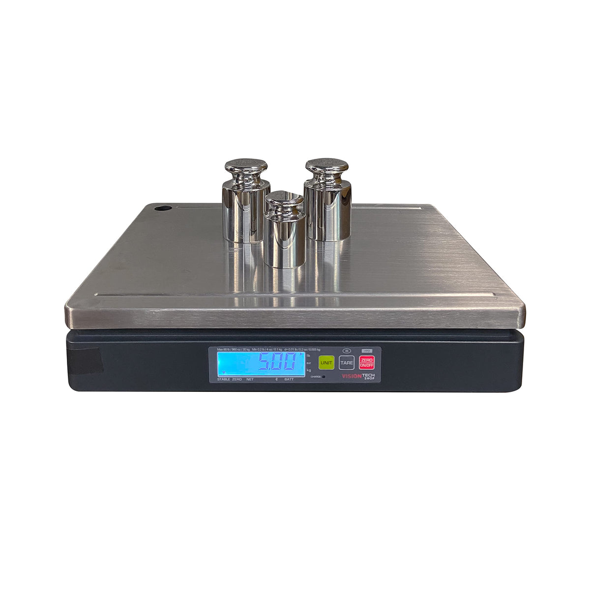 TPB-60LB, POS Interface Portion Scale with Most ECR's and POS Systems, Lb/Oz/Kg Switchable, 60lb Capacity, 0.01lb