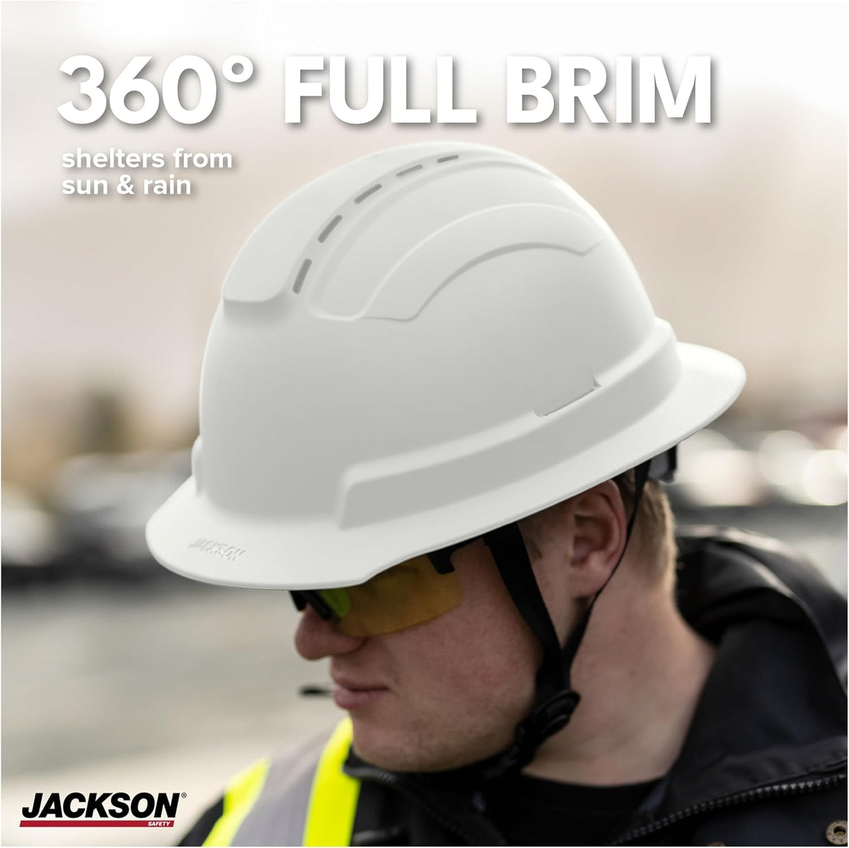Blockhead2 Type 2 Full Brim Hard Hat, ANSI Z89.1 Class E & C