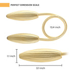 2 Pack DIY Curtain Tiebacks Clips Crystal Decorative Creative Twist Drape Tie Backs European Style Random Modelling