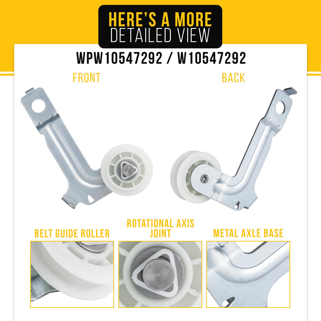 Dryer Idler Pulley Wheel And Arm for Maytag MGDB750YW0
