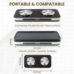 Countertop 2 Burners, Electric Hot Plate