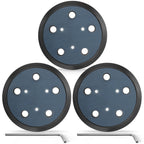 Gnellkoor Orbital Sander Pad Replacement for Porter Cable 333, 3 Pack