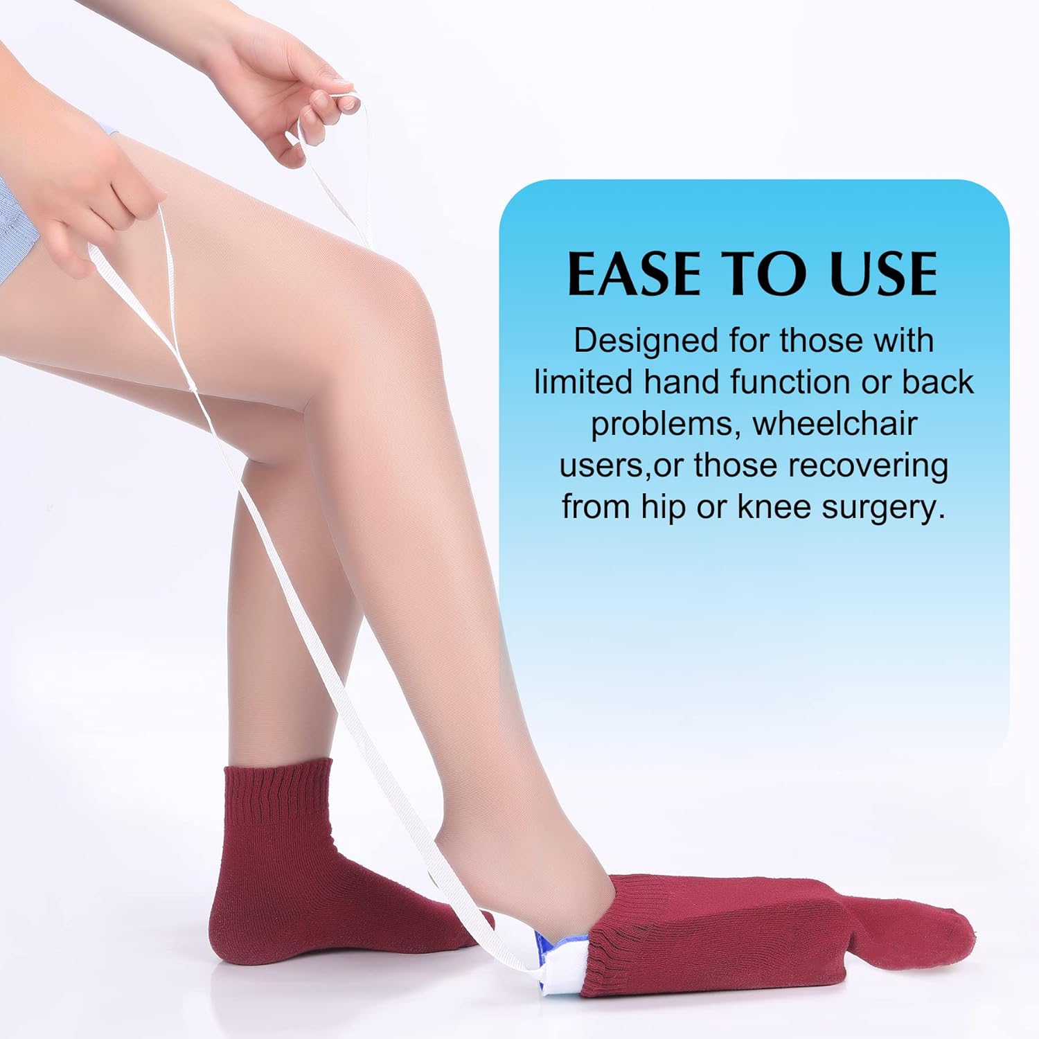 Sock Aid - Sock Helper Device No Bending