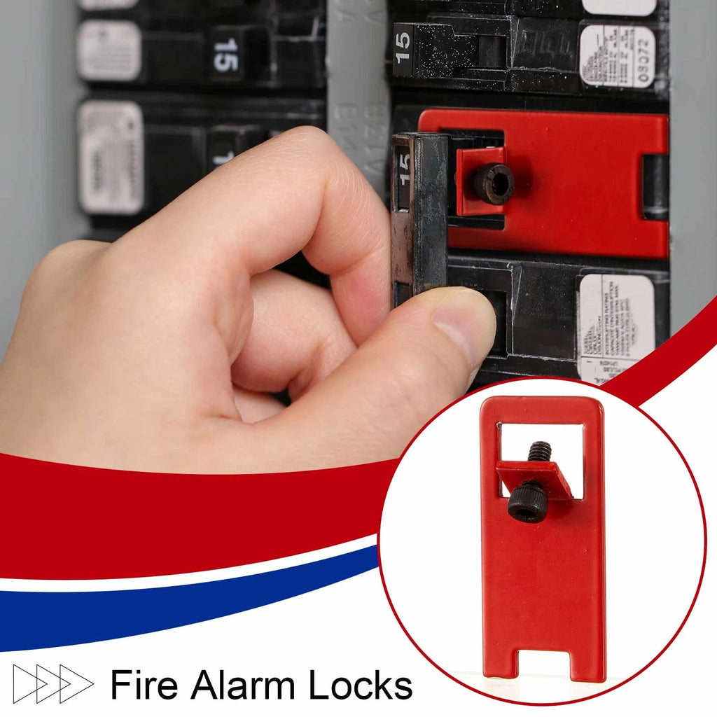 10 Sets Fire Alarm Breaker Locks Circuit Breaker Lockout Kit