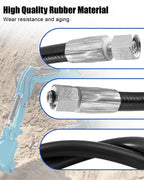 2PCS 32 Inch Excavator Diverter Valve Hoses Fit for 1-2 Ton Mini Excavator