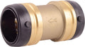 SharkBite 1-1/2 x 1-1/2 Inch Coupling, Push-to-Connect Brass Plumbing Fitting, UXL0141