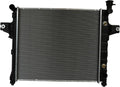 TRQ Radiator Assembly Aluminum Core Cross Flow with Transmission Oil Cooler
