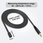 WILLHI Temperature Sensor Probe, Saltwater-Proof for Aquarium