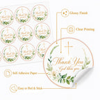 120 Pcs Christian Thank You Stickers, 2 Inch God Bless Labels