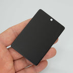 Anodized Aluminum Engraving Blanks 2x3 Inch 25 Pack (Black)