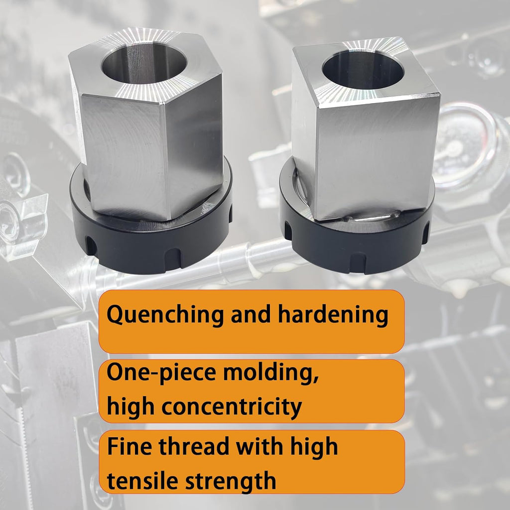 ER40 Collet Block Set, Square and Hex Collet Chucks Block