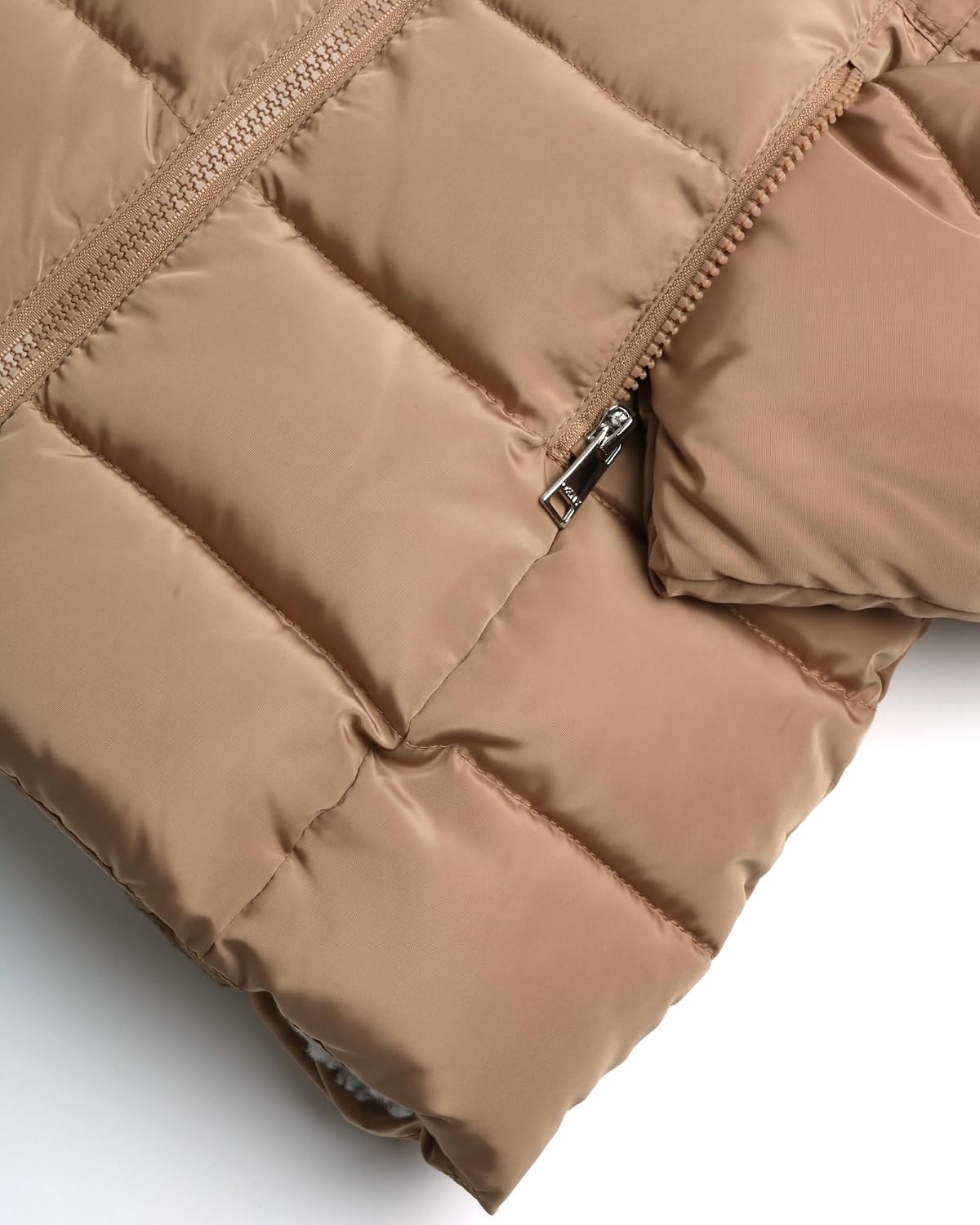 DKNY Girls Winter Jacket, Heavyweight Long Anorak Puffer,Sherpa Lined Coat | Insulated Plush Lined Warmth, Full