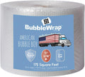Bubble Wrap Roll 175', small bubble wrap 3/16 cushioning, 175ft perforated Every 12" Made in the USA by American