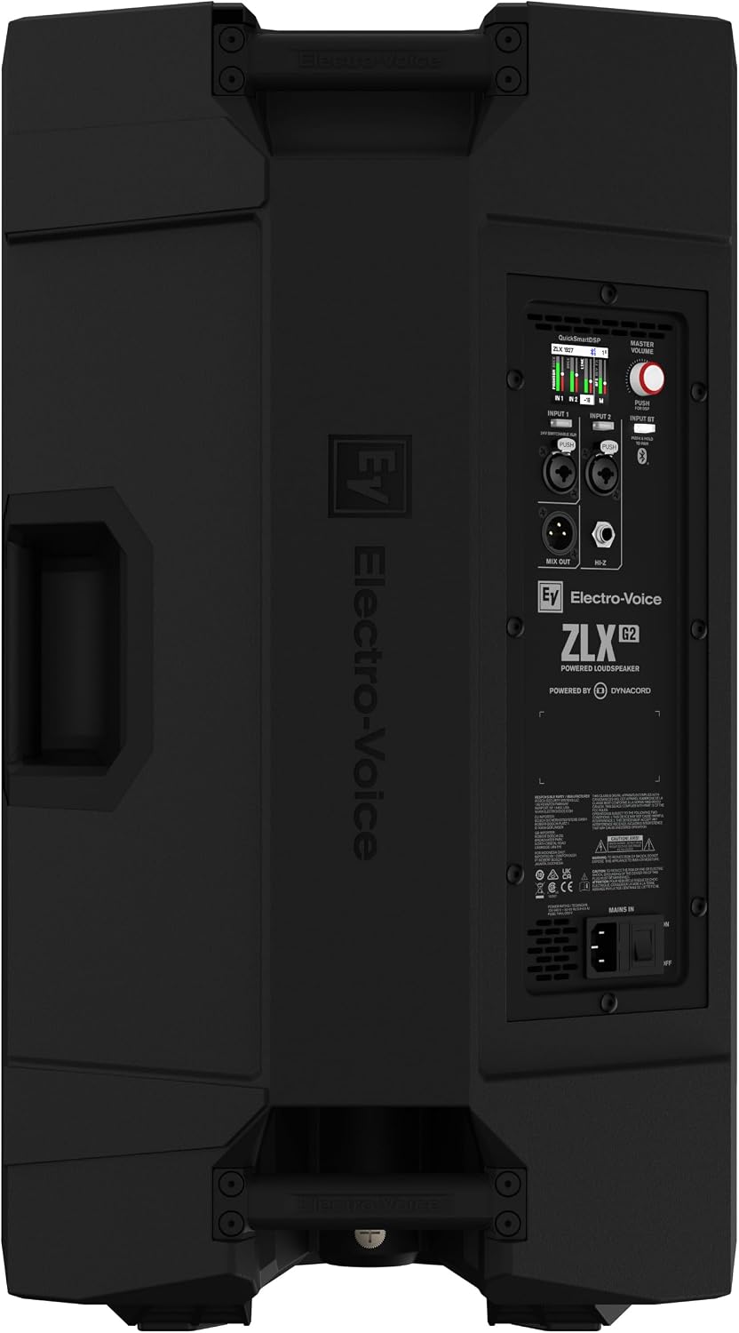ZLX-15P-G2 15in. 2-Way Powered Loudspeaker with Bluetooth | 1000W 2-way loudspeaker with Bluetooth 5.0 and 4-channel