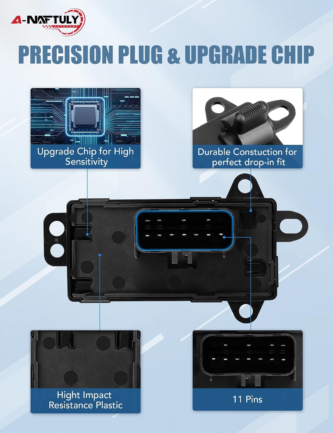 Master Power Window Switch Driver Side for Dodge Grand Caravan 2004-2007