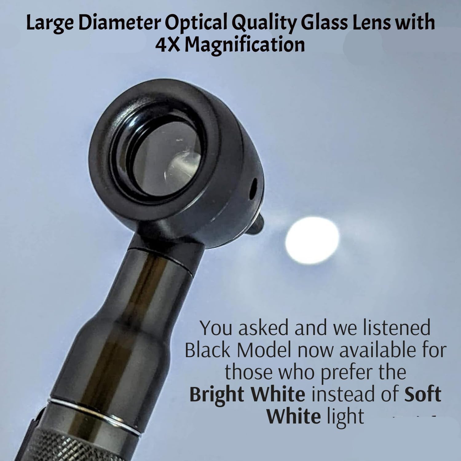 4th Generation Doctor Mom LED Pocket Pro Otoscope with Both Adult and Pediatric Disposable Specula Tips, Battery, and