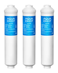 AQUA CREST GXRTDR Inline Water Filter, Replacement for GE GXRTDR, 3 Pack