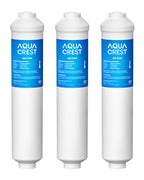 AQUA CREST GXRTDR Inline Water Filter, Replacement for GE GXRTDR, 3 Pack