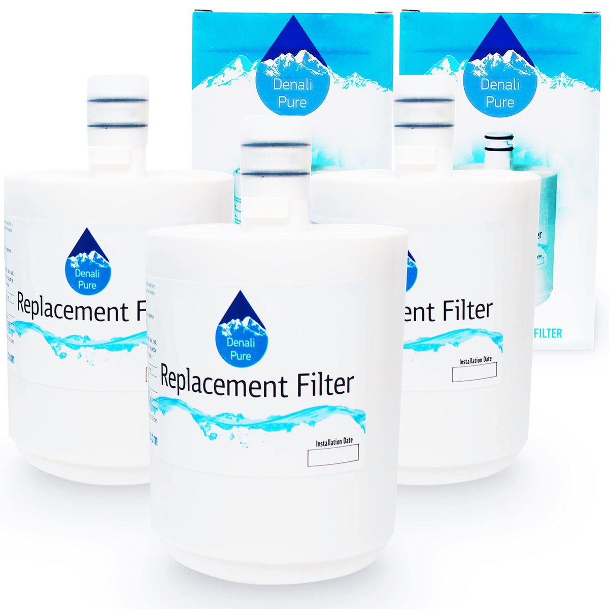 3-Pack Replacement for GEN11042F-08 Refrigerator Water Filter