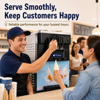 FROZTIVA Metal Replacement Handles for VEVOR Soft Serve Machines 2-Pack