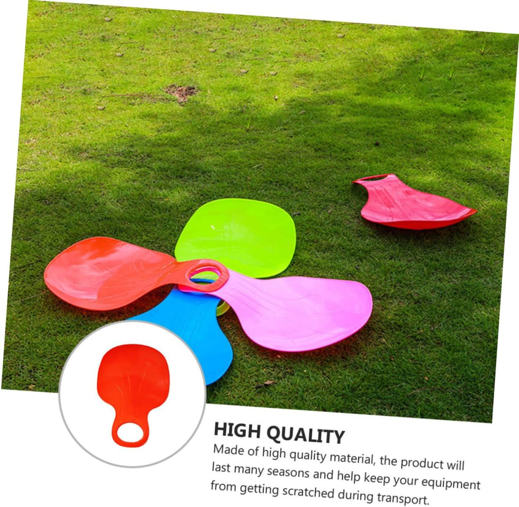 Kids Ski Board Plastic Snowboard for Sandboarding Grass Skiing Lightweight Outdoor Sled for Children High-Speed