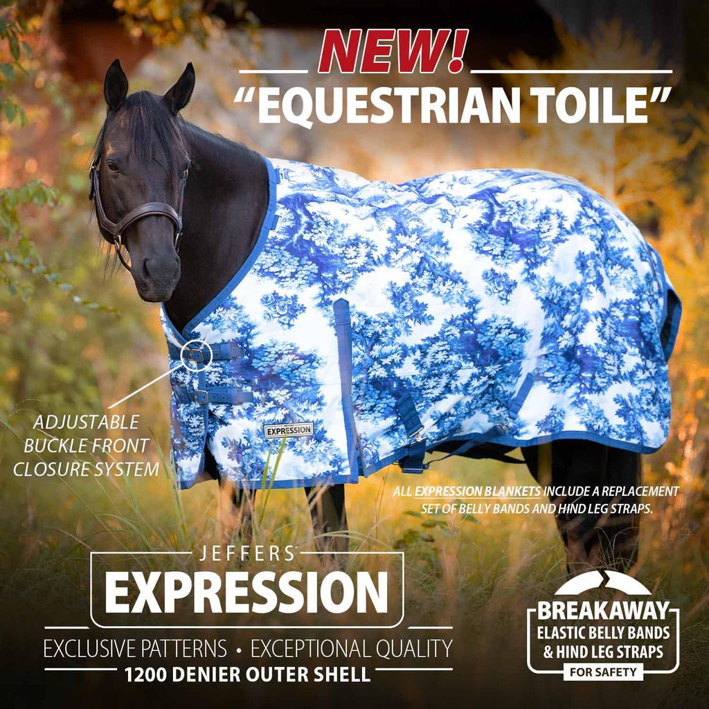 Expression 1200 Denier Standard Neck Turnout Sheet, 87" - 0g Lightweight Waterproof Horse Blanket, Breathable Outdoor