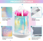 12 Pack Reusable Gift Bags with Handles & 24 Tissue Papers