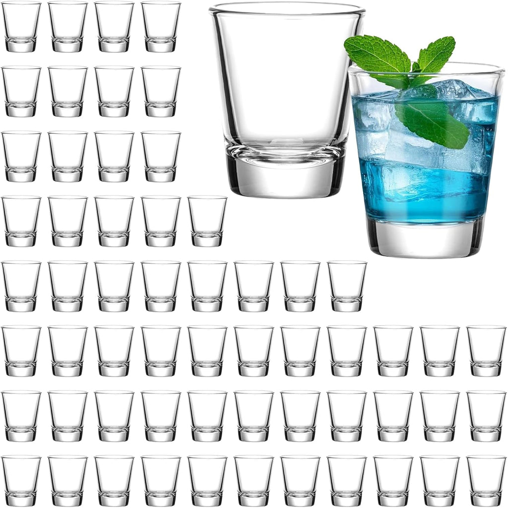 60-Pack 1.8OZ Shot Glasses Set, Heavy Base Shot Glasses Bulk