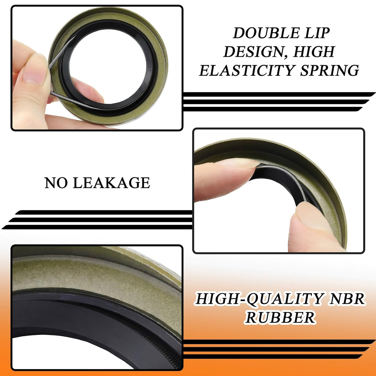 2 Sets Trailer Bearing Kit 3500 lb Boat Trailer Axle Bearing Kits L68149 L44649 Bearing Kits, with 171255TB Grease