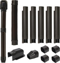 3" 10 ft Mini Split Line Set Cover, Decorative PVC Tubing Cover Kit, Brown | AC Line Cover Kit, DIY Your House, with