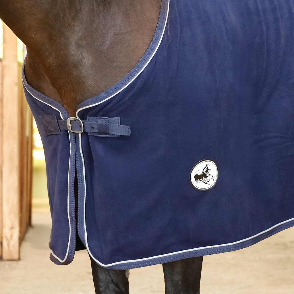 Elite Fleece Cooler Blanket for Horses, 78" – Contoured Moisture Wicking Horse Cooler, Lightweight Breathable Fleece