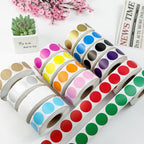 1200 PCS Colored Dot Stickers 1" Circle Round Stickers for Toddlers
