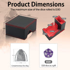 Dice Tower and Tray,Foldable Portable Dice Rolling Tower,Dice Roller Accessory,Classic Board