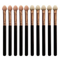 Makeup Brushes Set for Women Professional,UorPoto 10Pcs Sponge Eyeshadow Brush Sets Applicator Double Sided reusable