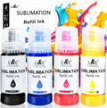 Sublimation Ink Refill Bottles Auto Refill Compatible for ET2400 ET2720 ET4800 ET-2803 ET-2800 ET-2840 ET-4700