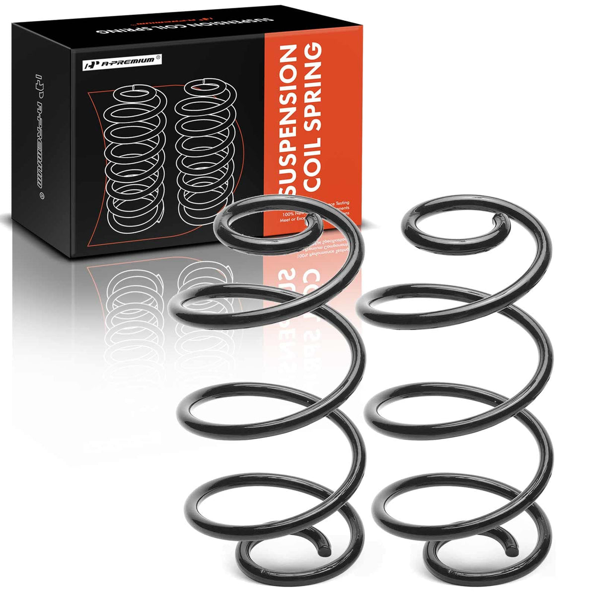 A-Premium 2-Pack Rear Suspension Coil Spring Set Compatible with Oldsmobile