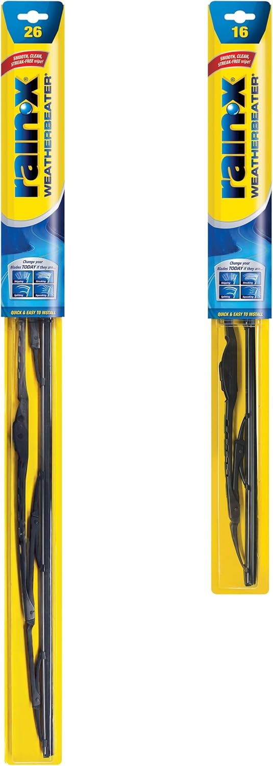 820147 WeatherBeater, 26" and 16" Windshield Wiper Blades - All-Season OEM Quality, Conventional, Vehicle Specific
