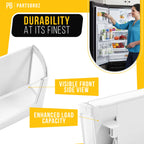 Refrigerator Door Shelf Bin for Whirlpool GI6FDRXXQ05 (2-Pack)
