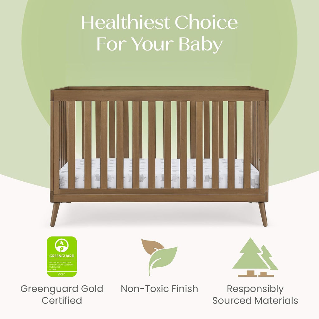 Essex 4-in-1 Convertible Crib - Greenguard Gold Certified, Chestnut