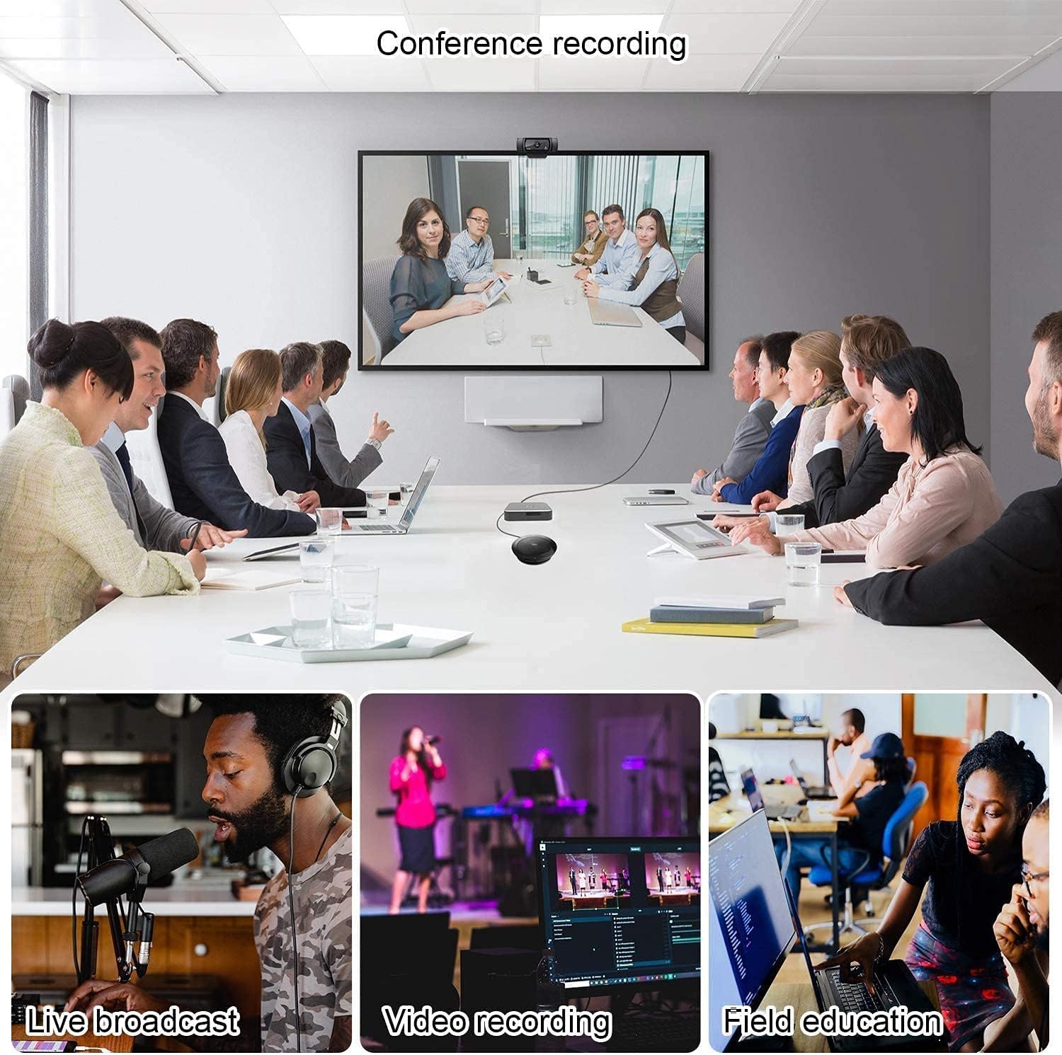 4K Video Capture Card, HDMI to USB Capture Card 1080P for Streaming, Recording, Gaming, Compatible with Nintendo