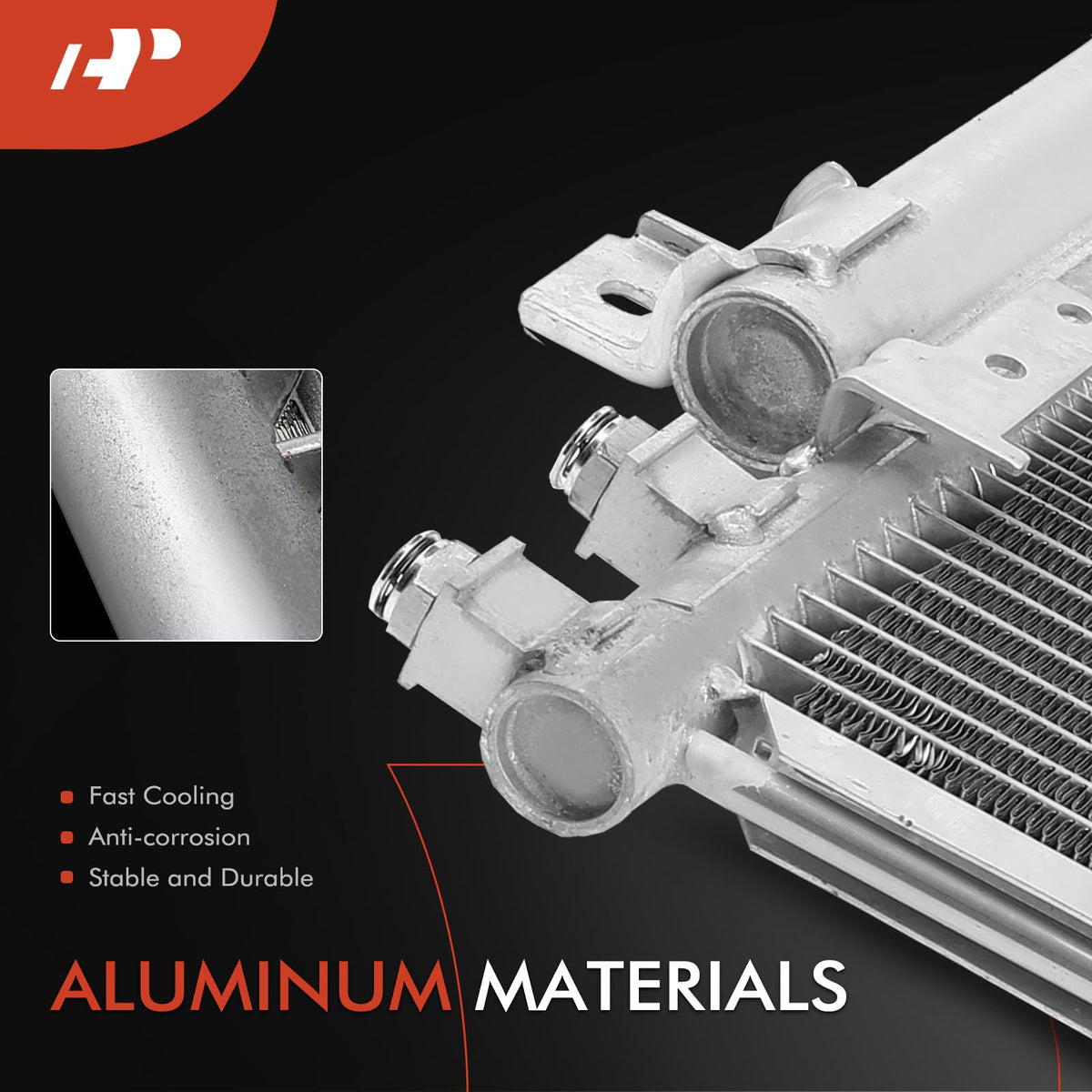 A-Premium Air Conditioning Condenser Compatible with Chrysler Pacifica