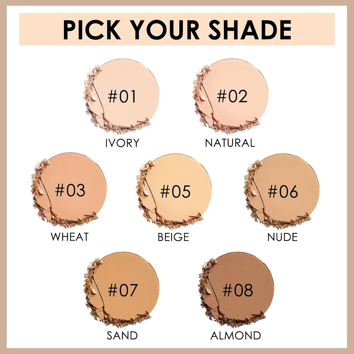 Flawless Pressed Powder - Shine Control & Pore Blurring, Natural