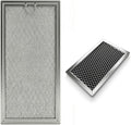 Microwave Filter Set for GE JVM6172SK2SS,JVM6172SK1SS, JVM6172SK3SS,JVM6172SF1SS, JVM6172SK4SS(Grease and Charcoal filter)