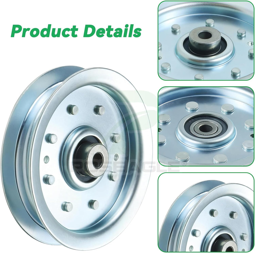 2 Pack 756-04129b Idler Pulley 4.25 for Cub Cadet 50" RZT50 Decks