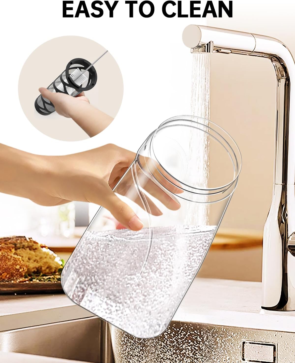 Cold Brew Coffee Maker, 70 oz (2100 ml) BPA Free Tritan Pitcher, Iced Coffee Maker and Tea Brewer, 100% Leak-Proof