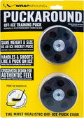 Puckaround Street & Roller Hockey Puck, Real Ice Feel | Durable for Stickhandling & Shooting – Hockey Game & Training