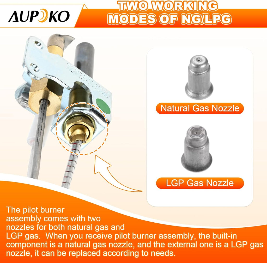 Aupoko 233-47845-05 Water Heater Pilot Assembly 415-47845-05 Pilot Assembly