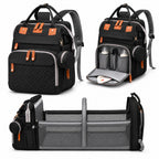 Diaper Bag Backpack with Changing Station, Large Waterproof Travel Baby Bag
