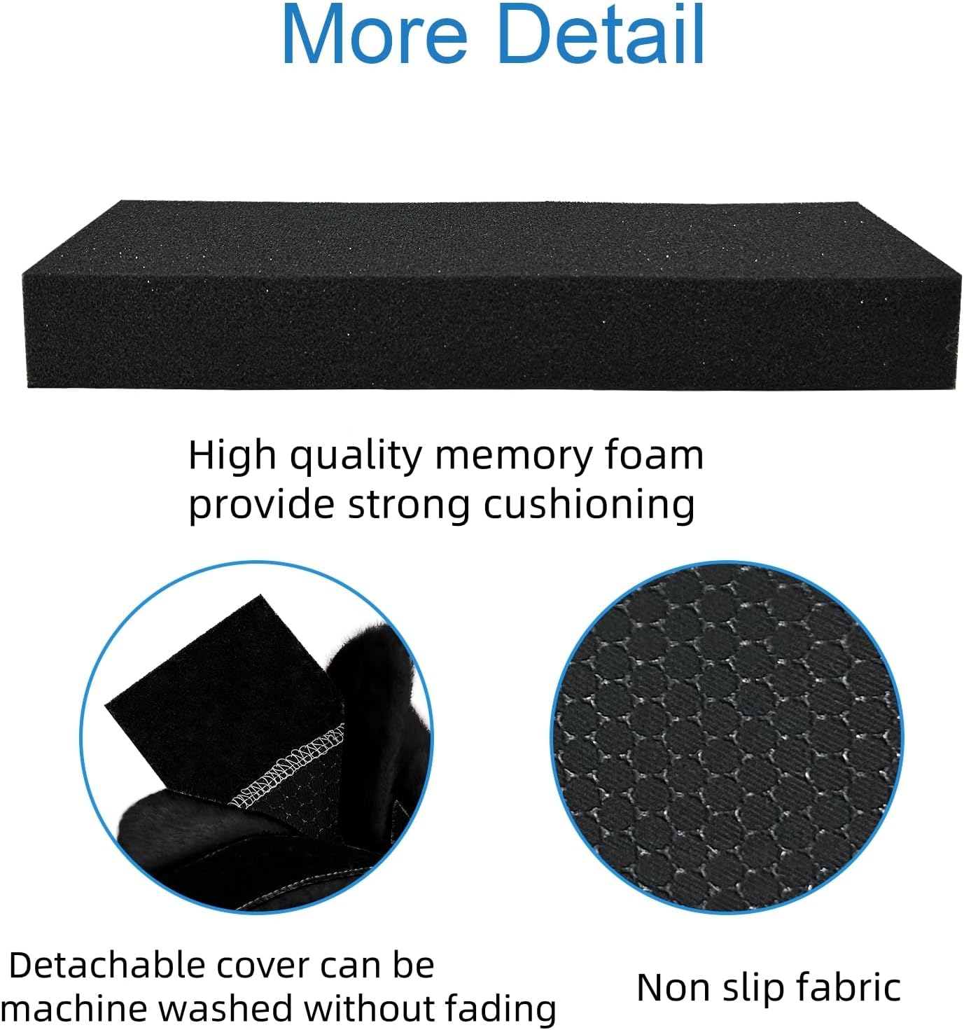 Wheelchair Armrest Covers 2 Pack Soft Memory Foam Wheelchair armrest Pads Wicking Washable for Office Transport Chair